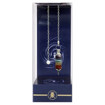 Deluxe Seven Rings of Chakras Pendulum Švytuoklė Lo Scarabeo